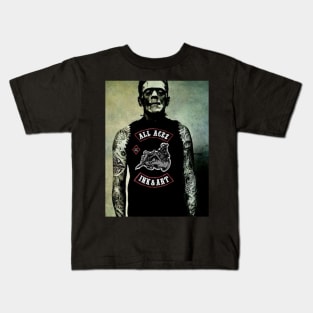 Inked up Frankenstein Kids T-Shirt